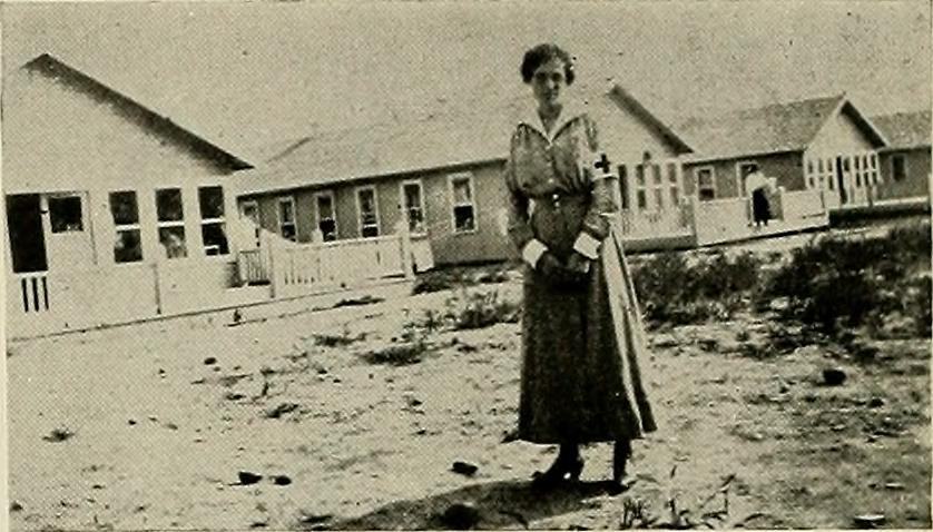 A nurse at Columbia War Hospital